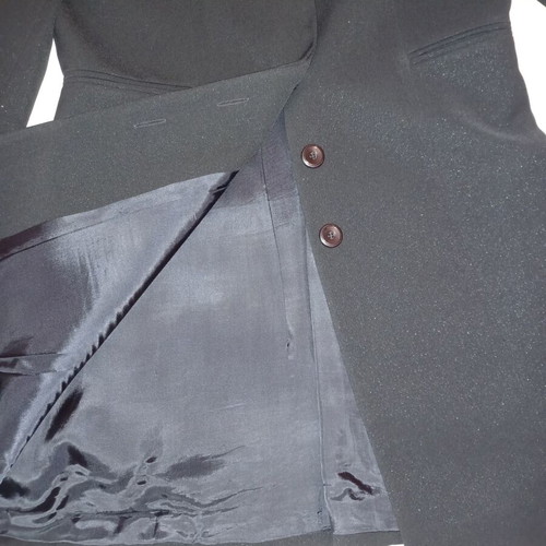 Long jacket Mel's Collection used, black, size 4XL