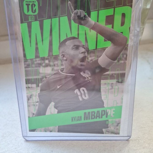 Kylian Mbappe Winner Panini card