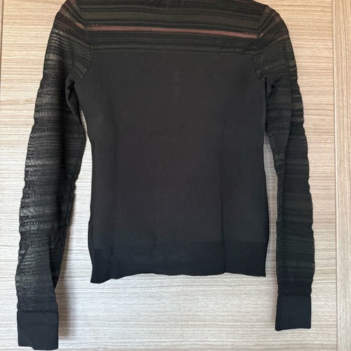 Karl Lagerfeld knitted blouse like new, black, size S