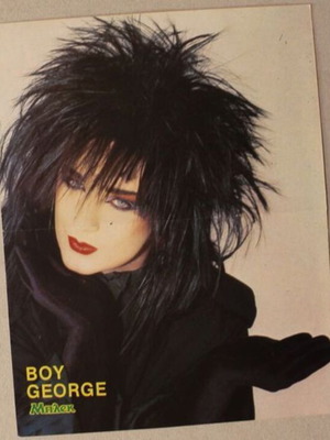 Αφίσα Boy George από περιοδικό ΜΠΛΕΚ σαν καινούργιο