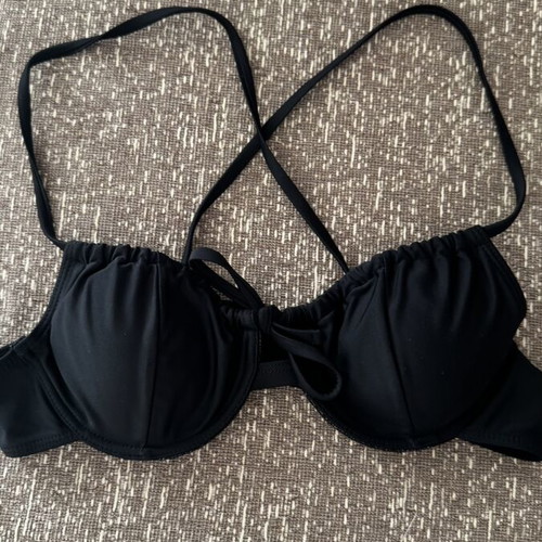 Bikini top Shein new, black, size S