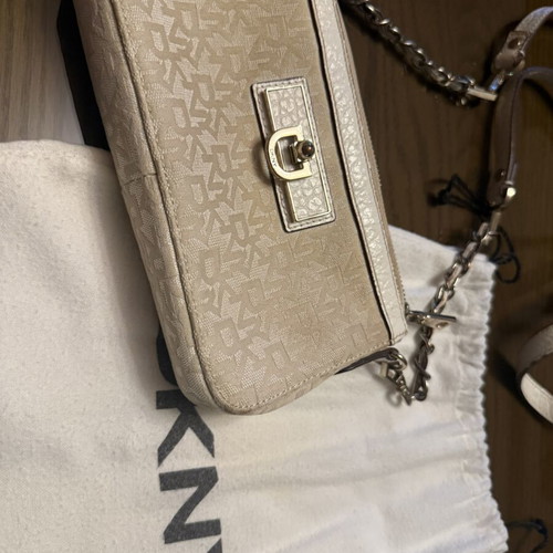 DNKY crossbody bag used, beige