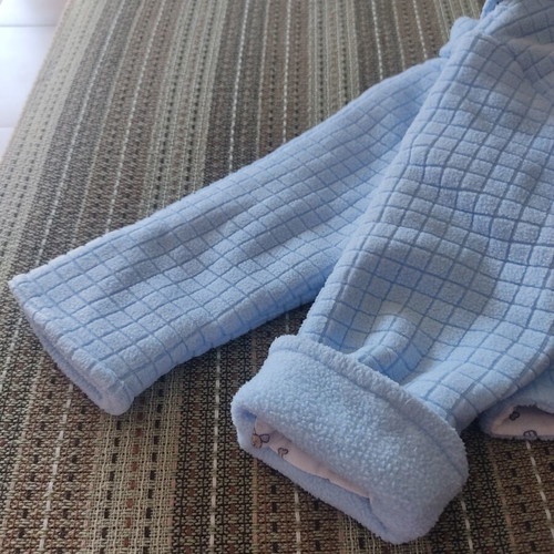 Baby jacket for 6 months, like new, blue with hood