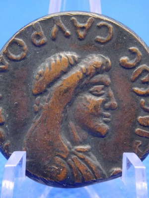 Decorative bronze medal