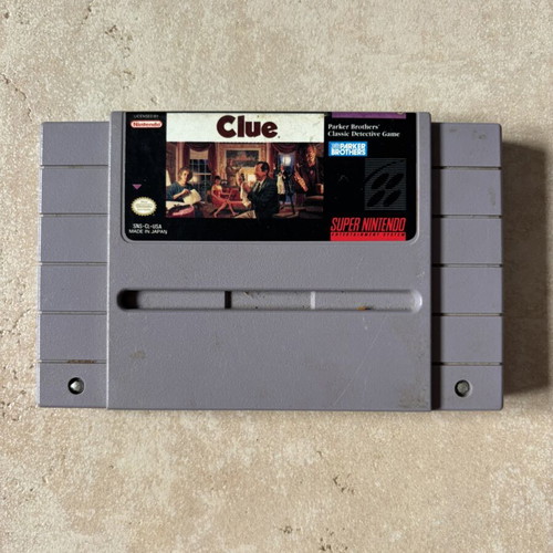 Clue Super Nintendo SNES American version