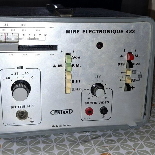 Centrad Mire Electronique 483 bar generator for old TVs
