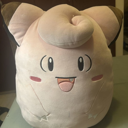 Jumbo Clefairy Squishmallow plush toy 50cm