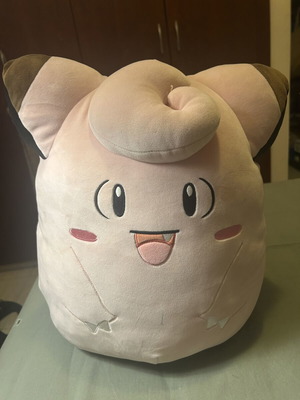 Jumbo Clefairy Squishmallow plush toy 50cm