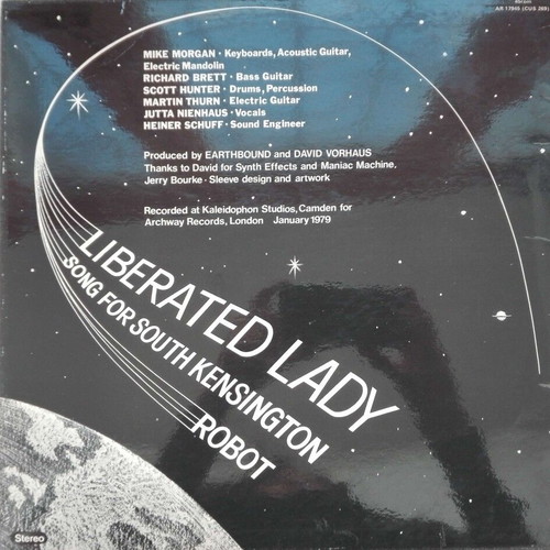 Earthbound single Liberated Lady LP like new, rock