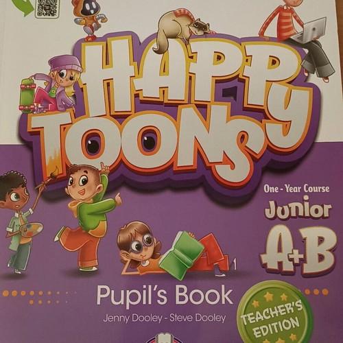 Happy Toons Teacher's Book A and B Junior new edition