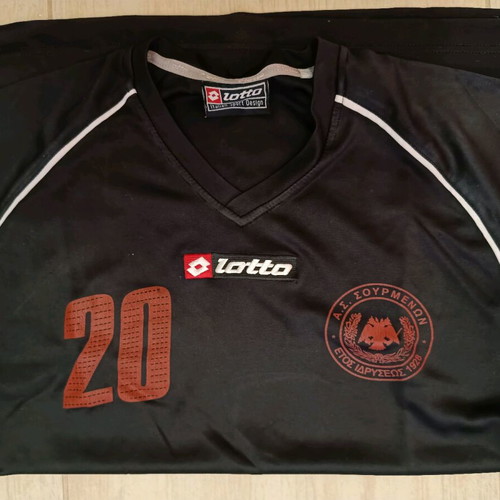 Football jerseys used A.S. Sourmena and Vrilissia XL pack