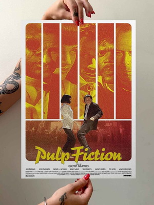 Pulp Fiction A3 poster new, 41x29 cm