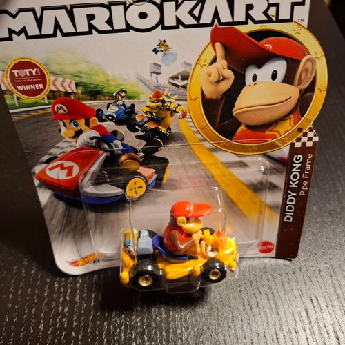 DIDDY KONG Pipe Frame Mario Kart Hot Wheels 2019 καινούργιο