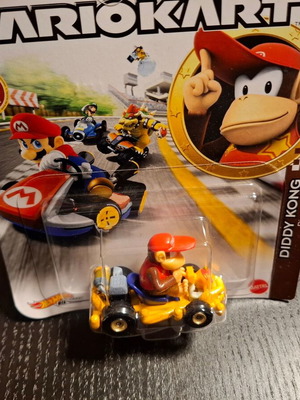 DIDDY KONG Pipe Frame Mario Kart Hot Wheels 2019 καινούργιο