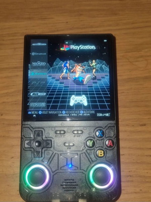 Portable console with 20,000 retro games
