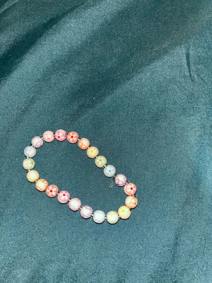 Handmade bracelet with beads, made to order, multicolor