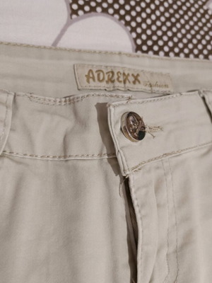 Adrexx beige long pants used, size XS