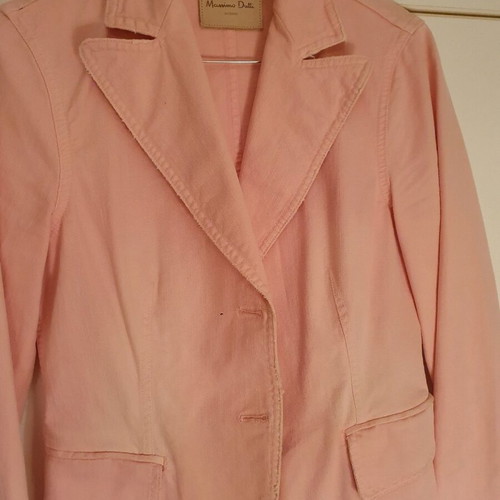 Massimo Dutti women's pink jacket used, size S