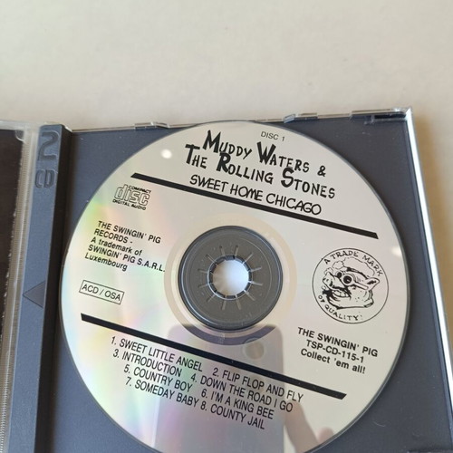 CD bootleg live of Rolling Stones and Muddy Waters