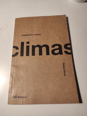 Book Arquitectura y climas by Rafael Serra like new