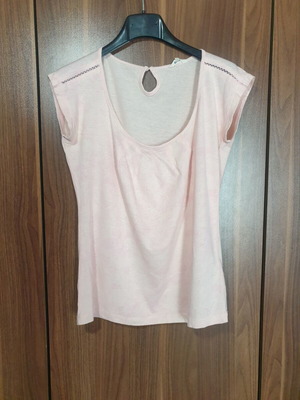 Wrangler pink short-sleeve blouse like new, size XS