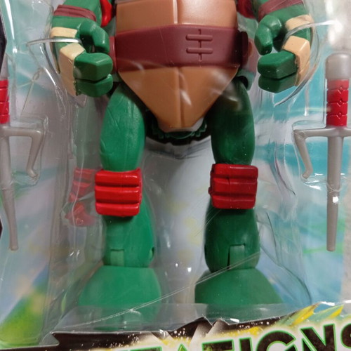 TMNT Raphael Mutations action figure, Nickelodeon, sealed card