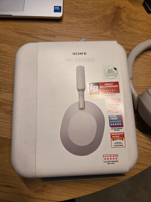 Sony WH-1000XM5 ασύρματα ακουστικά σαν καινούργια με ενεργή ακύρωση θορύβου