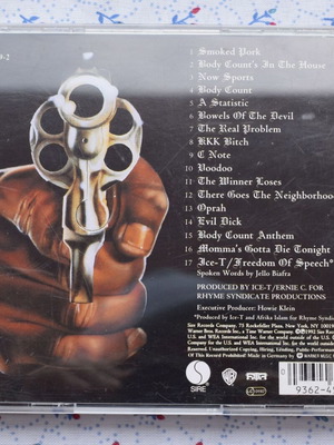 Body Count CD used, Crossover Hardcore 1992