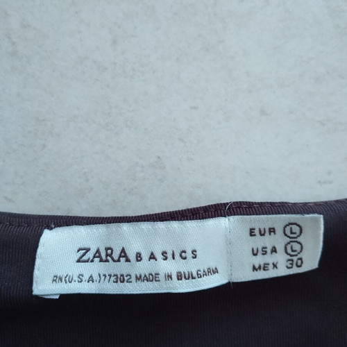 Zara blouse like new, brown, size L