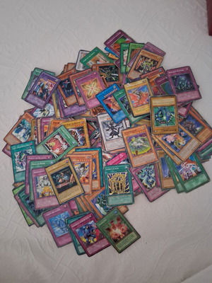 Yu-Gi-Oh! cards used, over 250 pieces