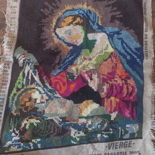 Embroidery canvases new, over 60 years old