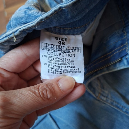 Adoro denim shorts size 46, like new, blue