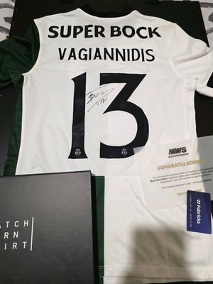 Vagiannidis Sporting jersey new, authentic, signed, match worn