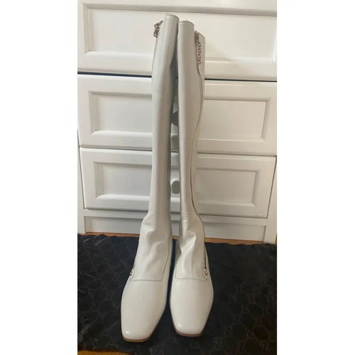 Gucci women's boots new, white, size 36.5