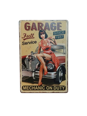Metal wall decoration new, 30 x 20 cm