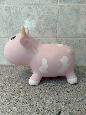 Φουσκωτό ζωάκι αναπήδησης KidzzFarm Bella μεταχειρισμένο, ροζ