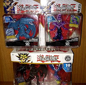 4x Yu-Gi-Oh! φιγούρες πακέτο Dark Magician, Blue Eyes White Dragon, Red Eyes Black Dragon & Harpie Lady ΚΑΙΝΟΥΡΓΙΑ!