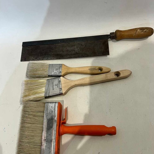 Set of 4 various hand tools used