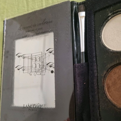 Lancome vintage eyeshadow palette used, Carnet de Velours