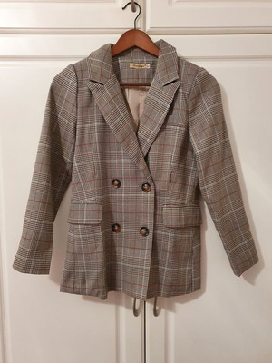 Checked blazer Small like new