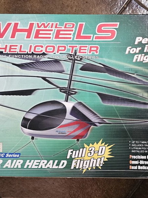 Wild Wheels Upper Air Herald 3835 vintage RC helicopter full set