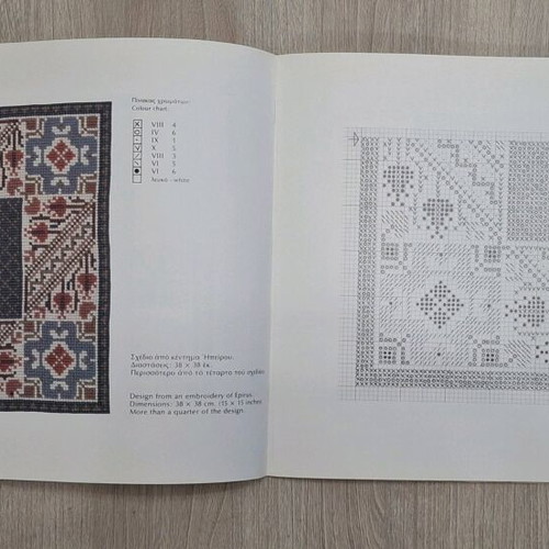 Designs from Greek Embroideries used book by Amalia Megapanou