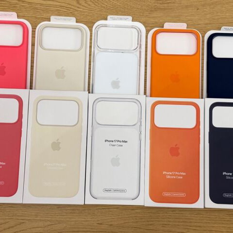 Apple Silicone cases iPhone 17, 17 Pro, 17 Pro Max new official MagSafe