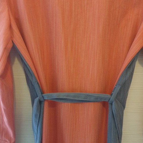 Assos dress two-tone gray with pink new, size S