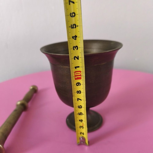 Bronze mortar used, large