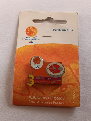 Athens 2004 Paralympic Games pin new