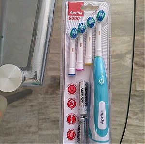 Ηλεκτρική οδοντοβουρτσα με 4 βουρτσακια και μπαταρίες