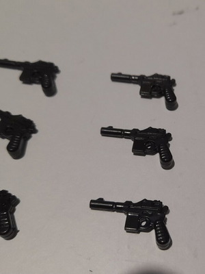 Lego pistols new, set of 6 for City, Agents, Army, Police, WW II