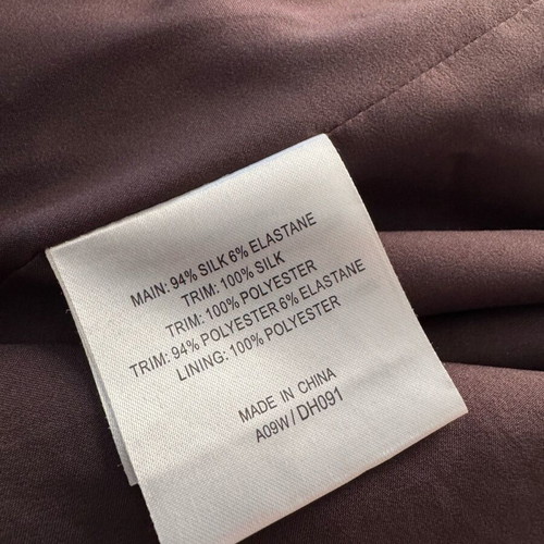 Caren Millen silk dress brown like new