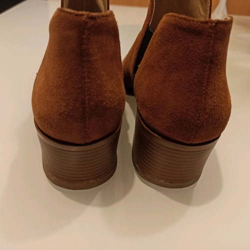 ZARA leather ankle boots size 41 like new